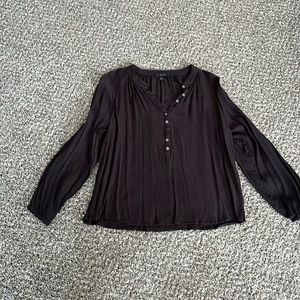 J. Crew Black Blouse, Size Small